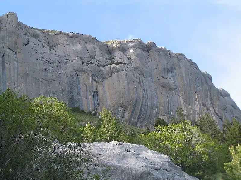 biographie at ceuse climbing area in france