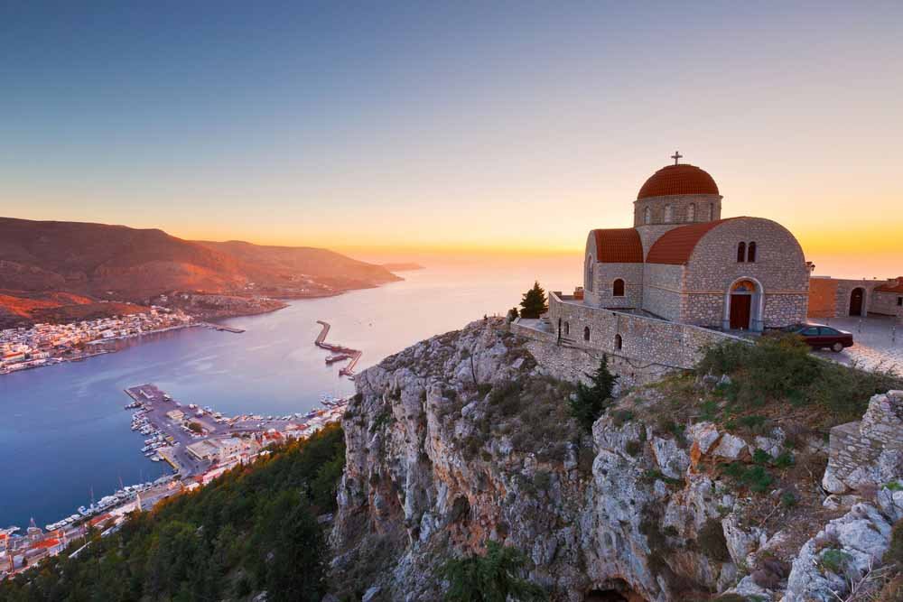 kalymnos view over potia