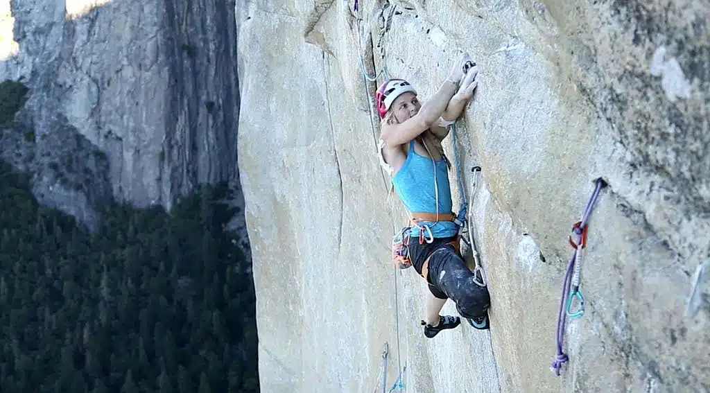 Emily Harrington on Golden Gate route el capitan