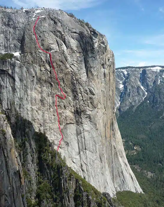 west face route el capitan