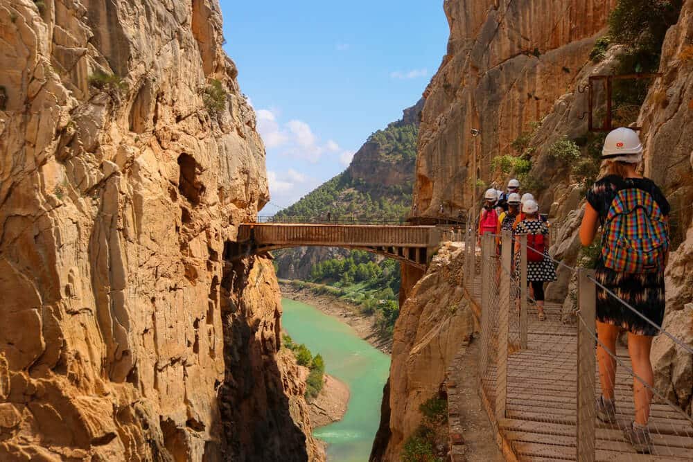 el camino del rey in el chorro spain