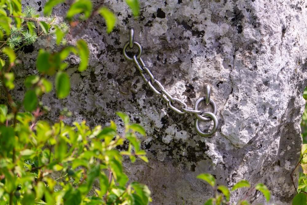 sport climbing anchor system