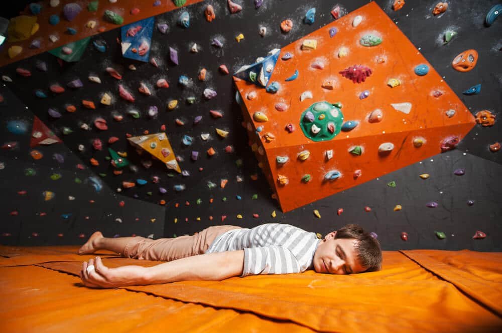 tired boulderer